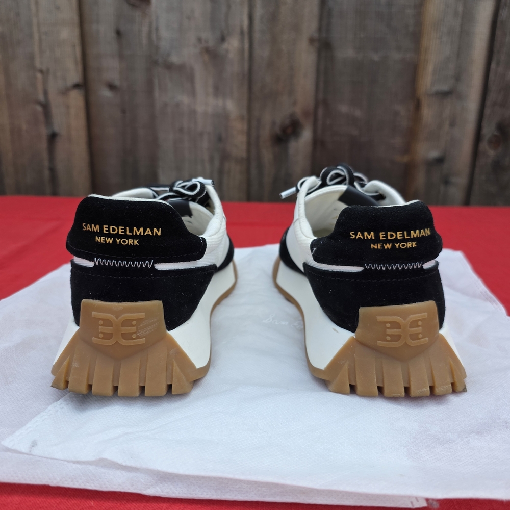 Sam Edelman Women's Black and White Sneakers - Picture 4 of 10